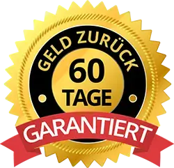 Active Move 60 Tage Zufriedenheitsgarantie Siegel